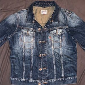 PRE-OWNED SUPERDRY VINTAGE DENIM MENS JACKET.